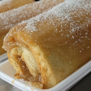 Rocambole Doce de Leite e Amendoim